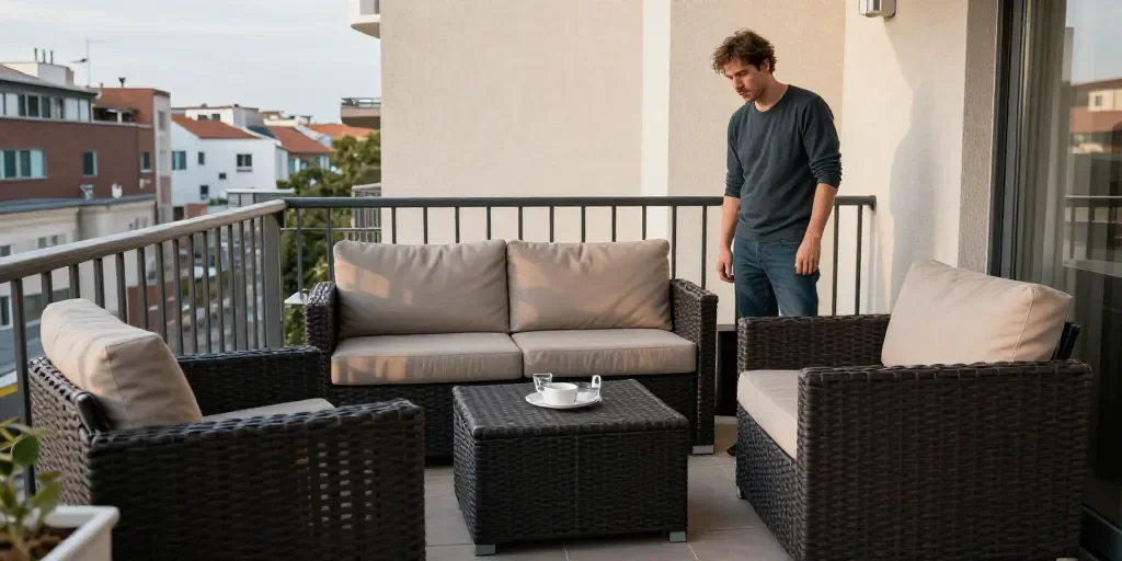 Petit salon de jardin balcon : l'erreur que 9 urbains sur 10 commettent avant d'acheter